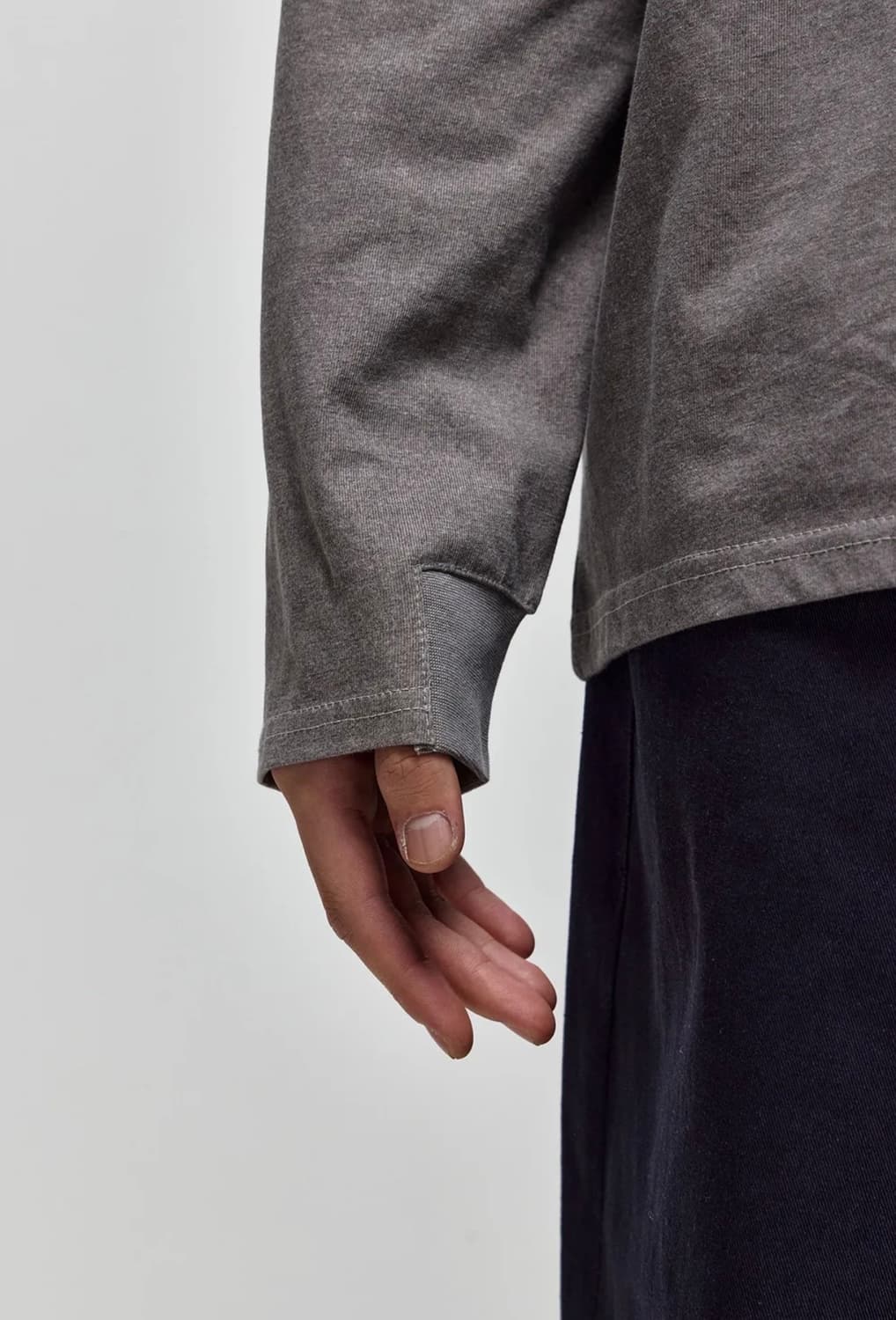 서피스에디션 - 더블넥 VTG 티셔츠 다크퍼플 (L) 상품이미지5