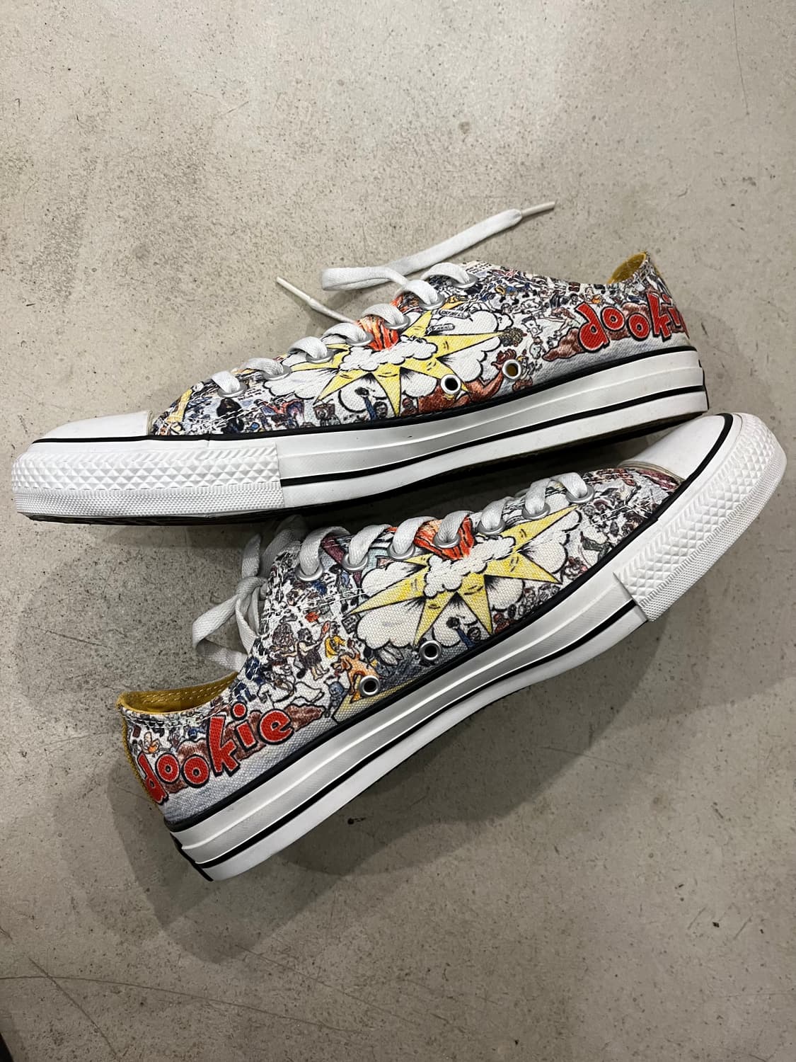 빈티지 컨버스 로우 GREEN DAY  상품이미지2