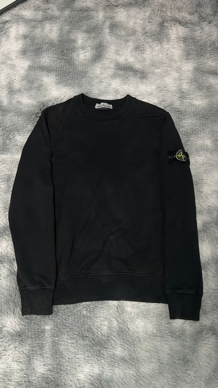 [M size] 스톤아일랜드 맨투맨 블랙 상품이미지1