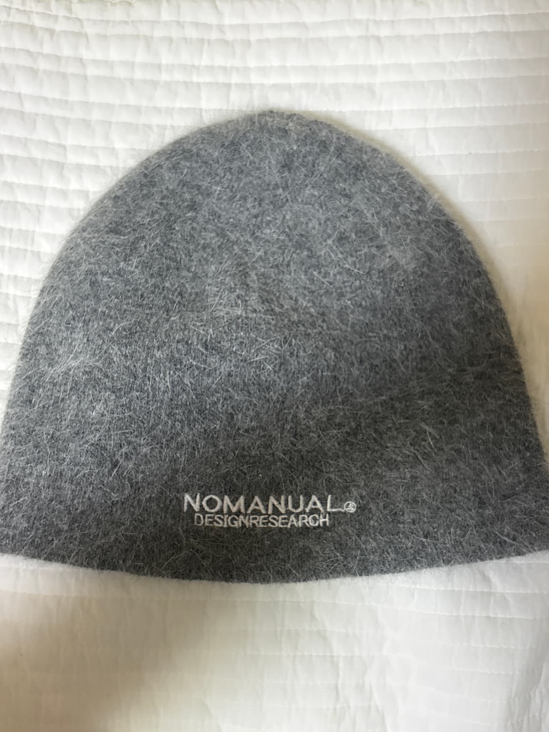 노매뉴얼 NM HAIRY BEANIE - CHARCOAL 상품이미지2
