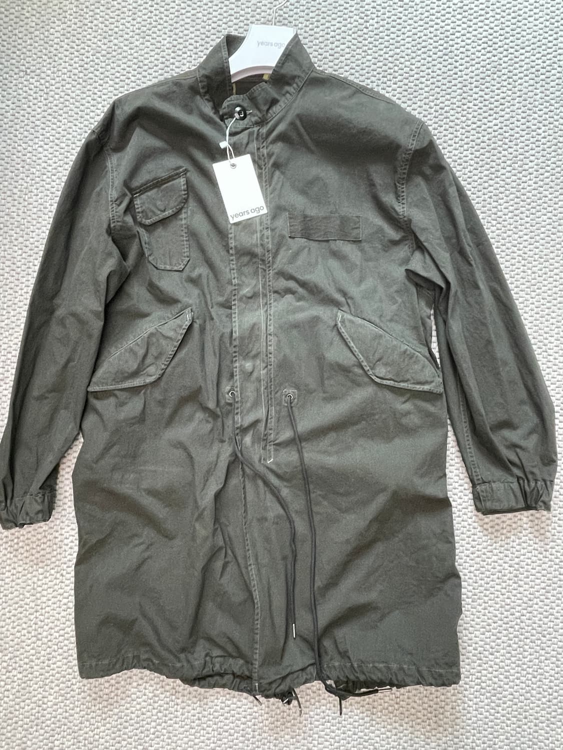 (S) 이얼즈어고 m65 설퍼다이드 피쉬테일 오버다이드 카키 상품이미지3