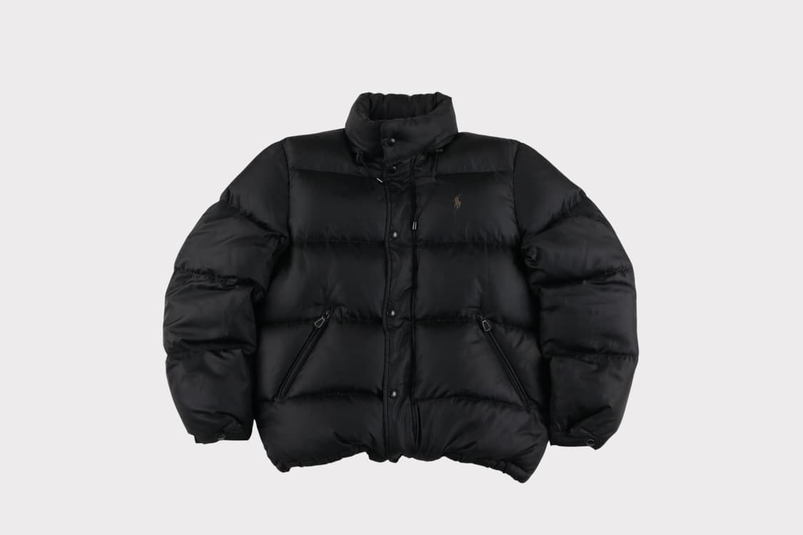 [M] 폴로 랄프로렌 블랙 푸퍼 구스다운 패딩 상품이미지1