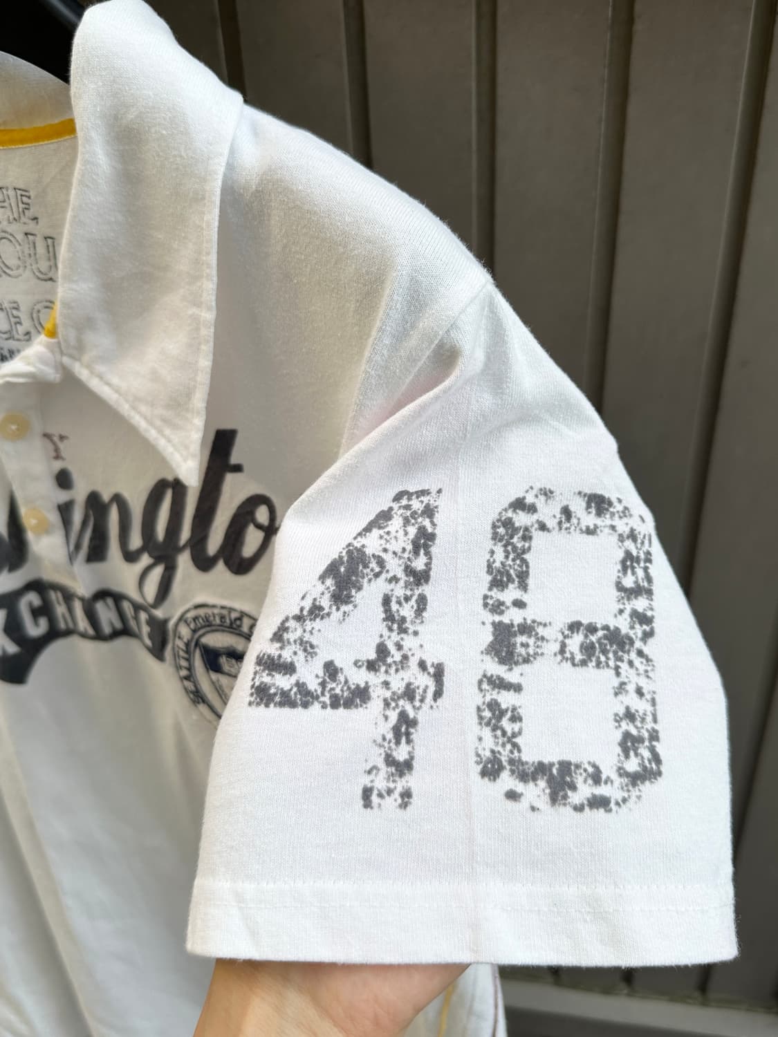 NONE vintage lettering pk tee 상품이미지3