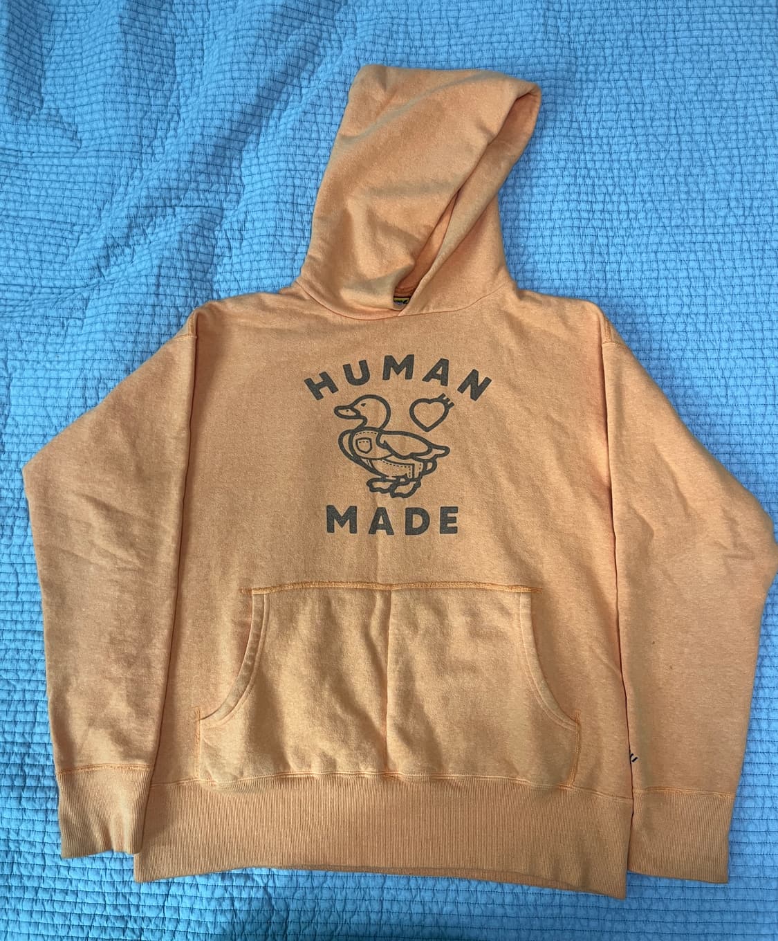 휴먼 메이드 츠리아미 후드 오렌지/1회 실착/새상품급 상품이미지2