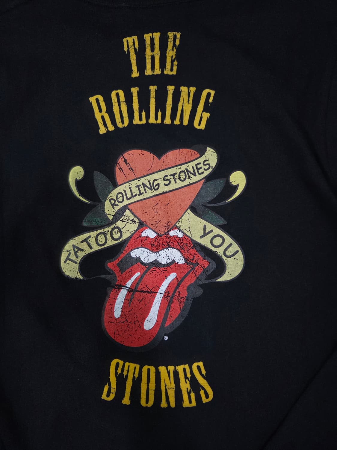 롤링스톤즈 블랙 롱 슬리브 티셔츠 상품이미지1