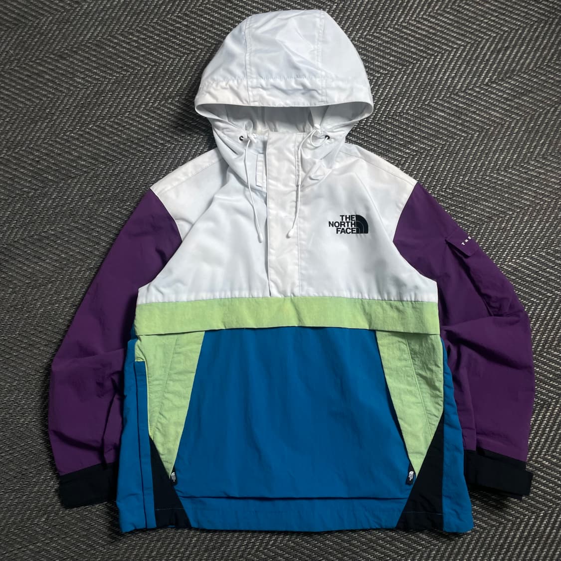 노스페이스 컬러블럭 마운틴 아노락 바람막이y 4689 상품이미지2