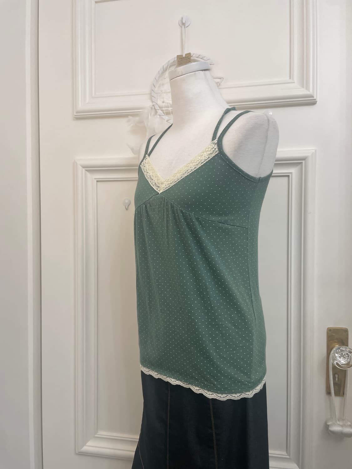applemint basic cardigan&indigreen dot l 상품이미지9