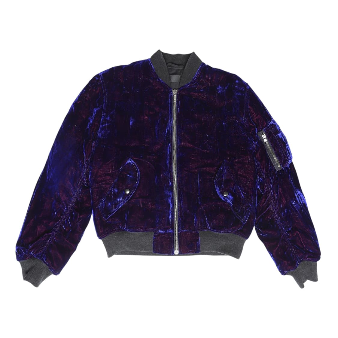하이더 아커만 블루 벨벳 봄버자켓 상품이미지1