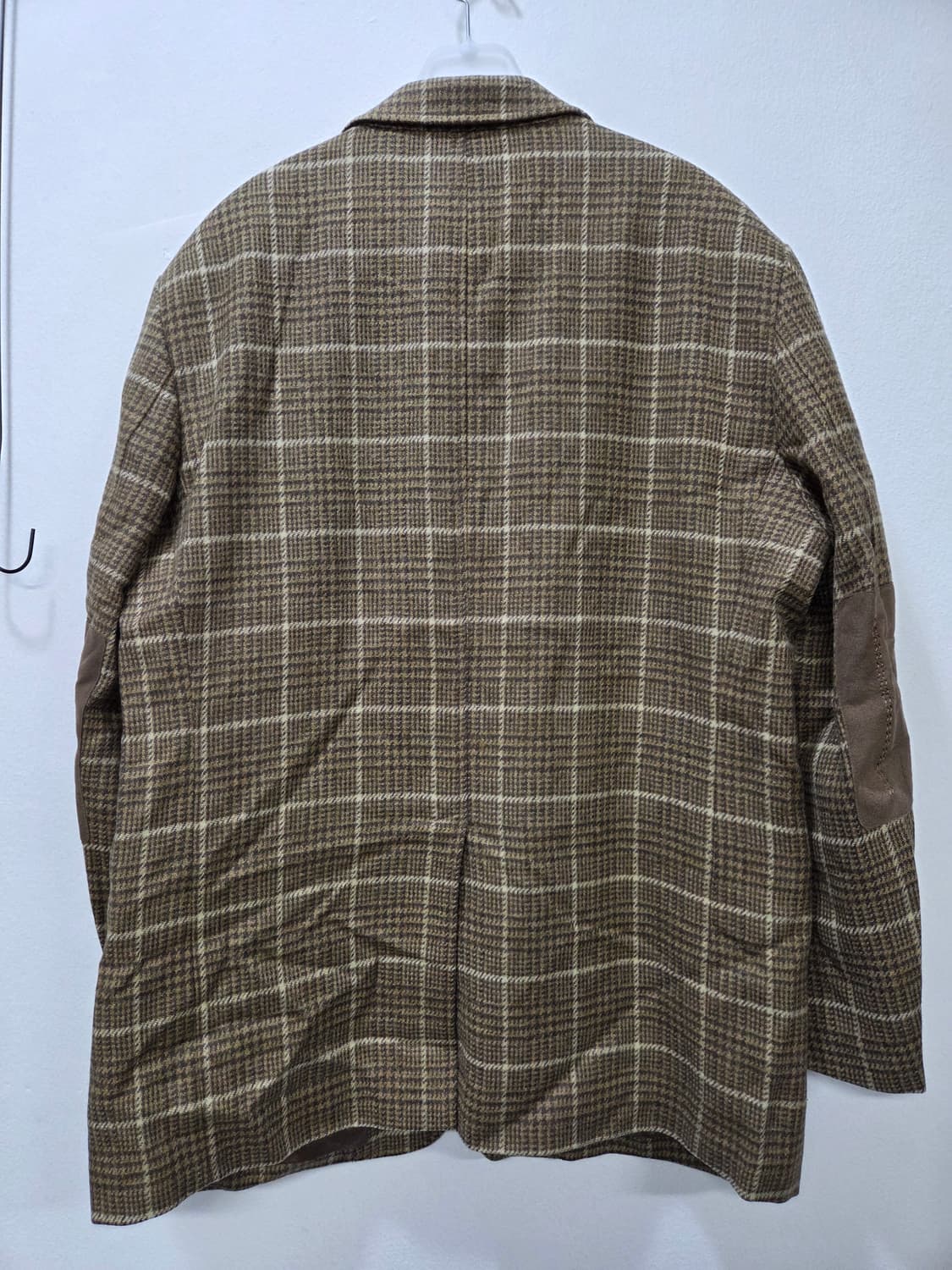 닥스 체크무늬 클랙식 울 자켓 브라운 울모직 블레이져 105 상품이미지7