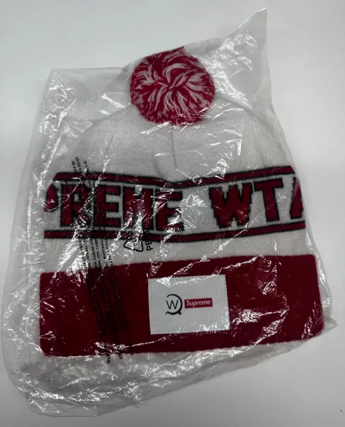 슈프림 x 더블탭스 비니 화이트 - 21FW 상품이미지2