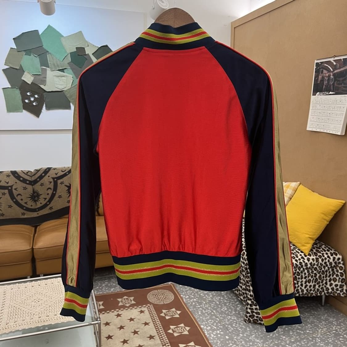 본더치 레트로 Y2K 90's 빅로고 바시티 져지 집업 M C10118 상품이미지4