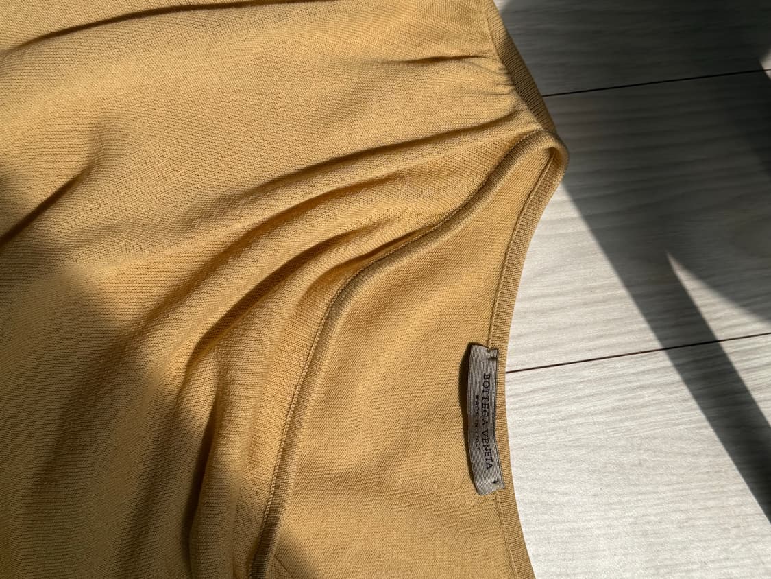 Bottega veneta yellow knit top 상품이미지4