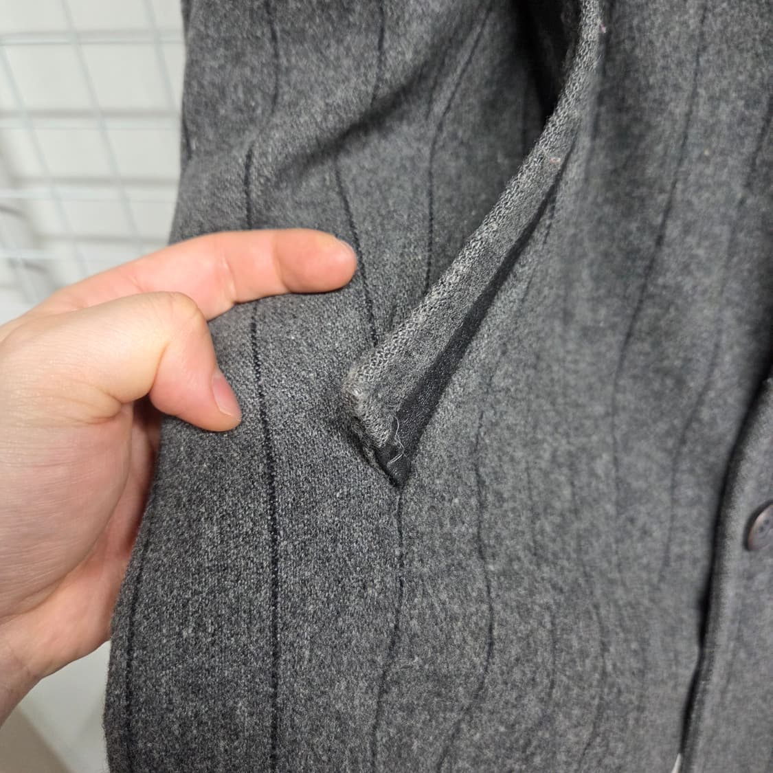 엠비오 남성 울 코트 후드코트 상품이미지2