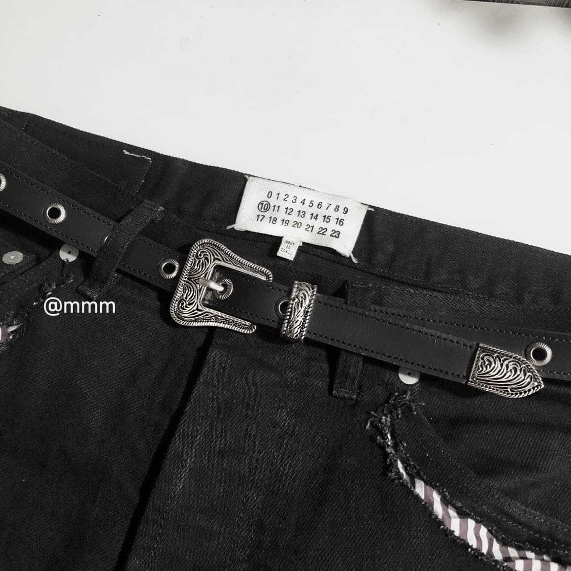 [Unisex] 아일렛 클래식 웨스턴 벨트 상품이미지1