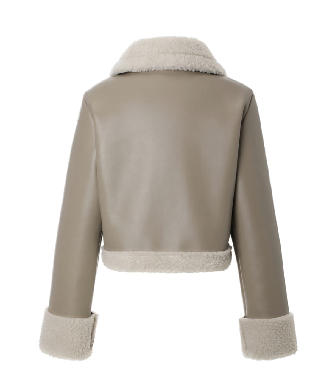 카키포인트 미니 무스탕 베이지 상품이미지2