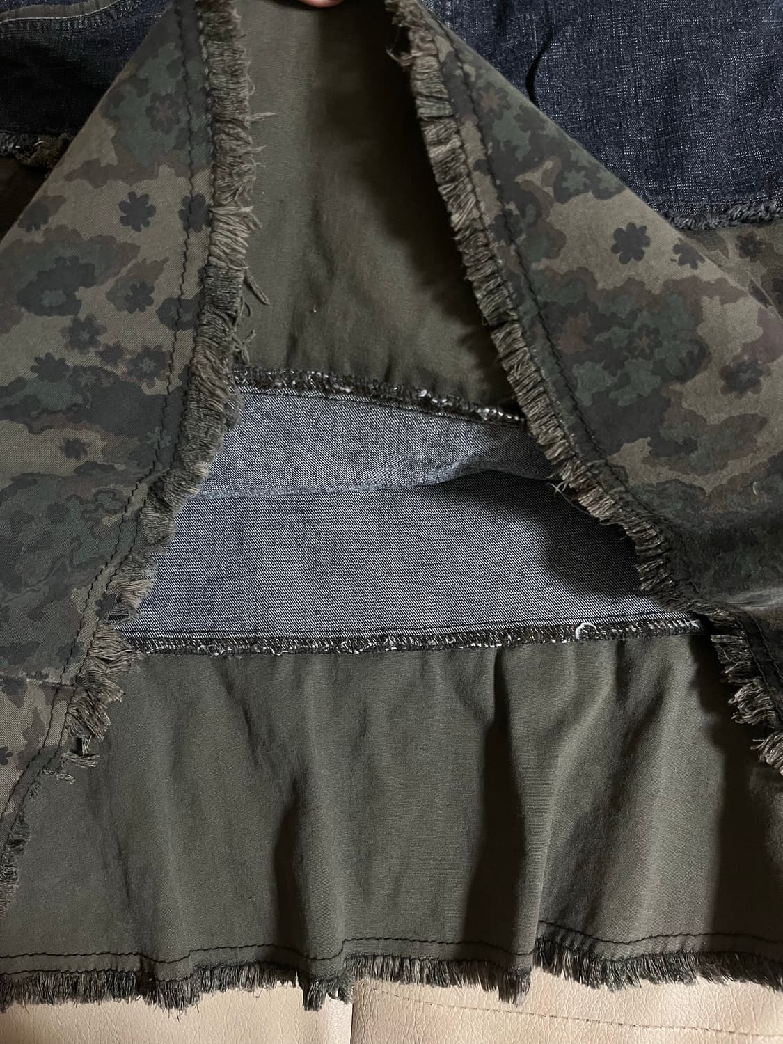 Military vintage midi skirt 상품이미지4