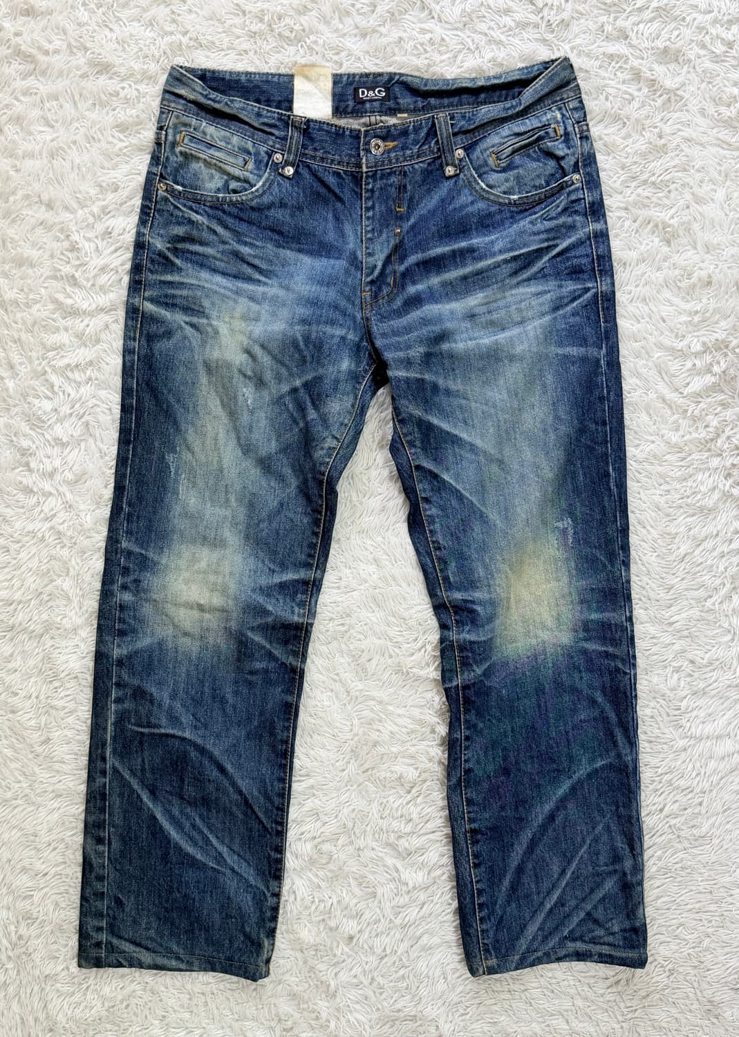 돌체앤가바나 (D&G) 빈티지 워싱 데님 팬츠 (Size 48) 상품이미지5