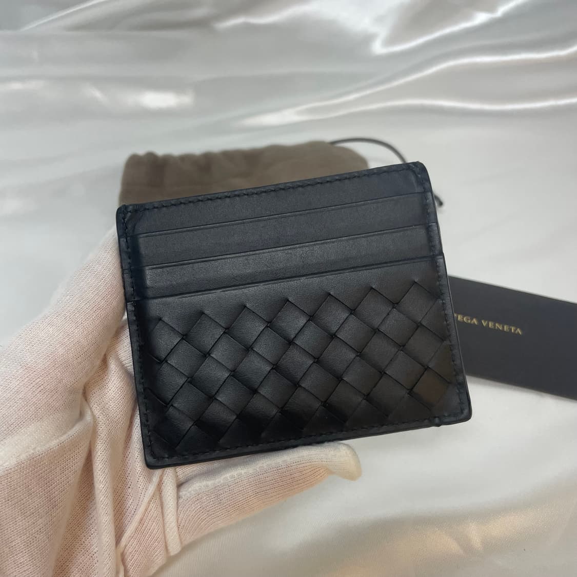 보테가 베네타 블랙 카드지갑 (더스트+카드) 상품이미지3