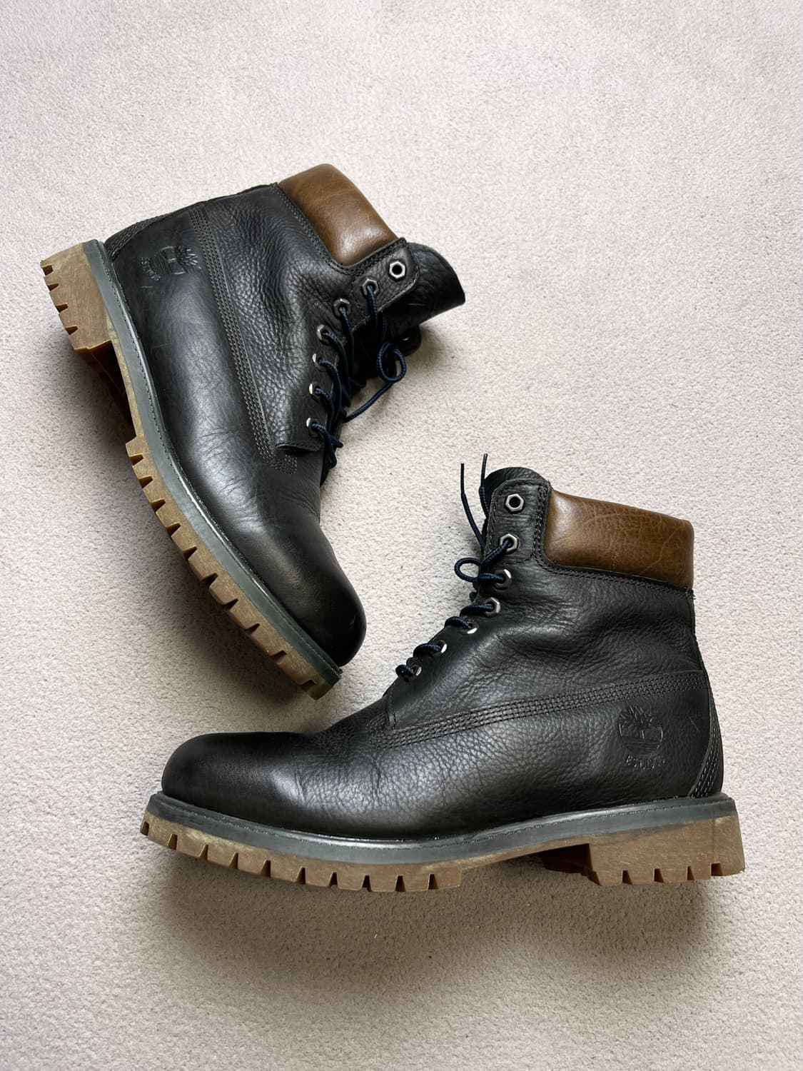 [10] 팀버랜드 6인치 부츠 레더 블랙 -280-285 상품이미지1