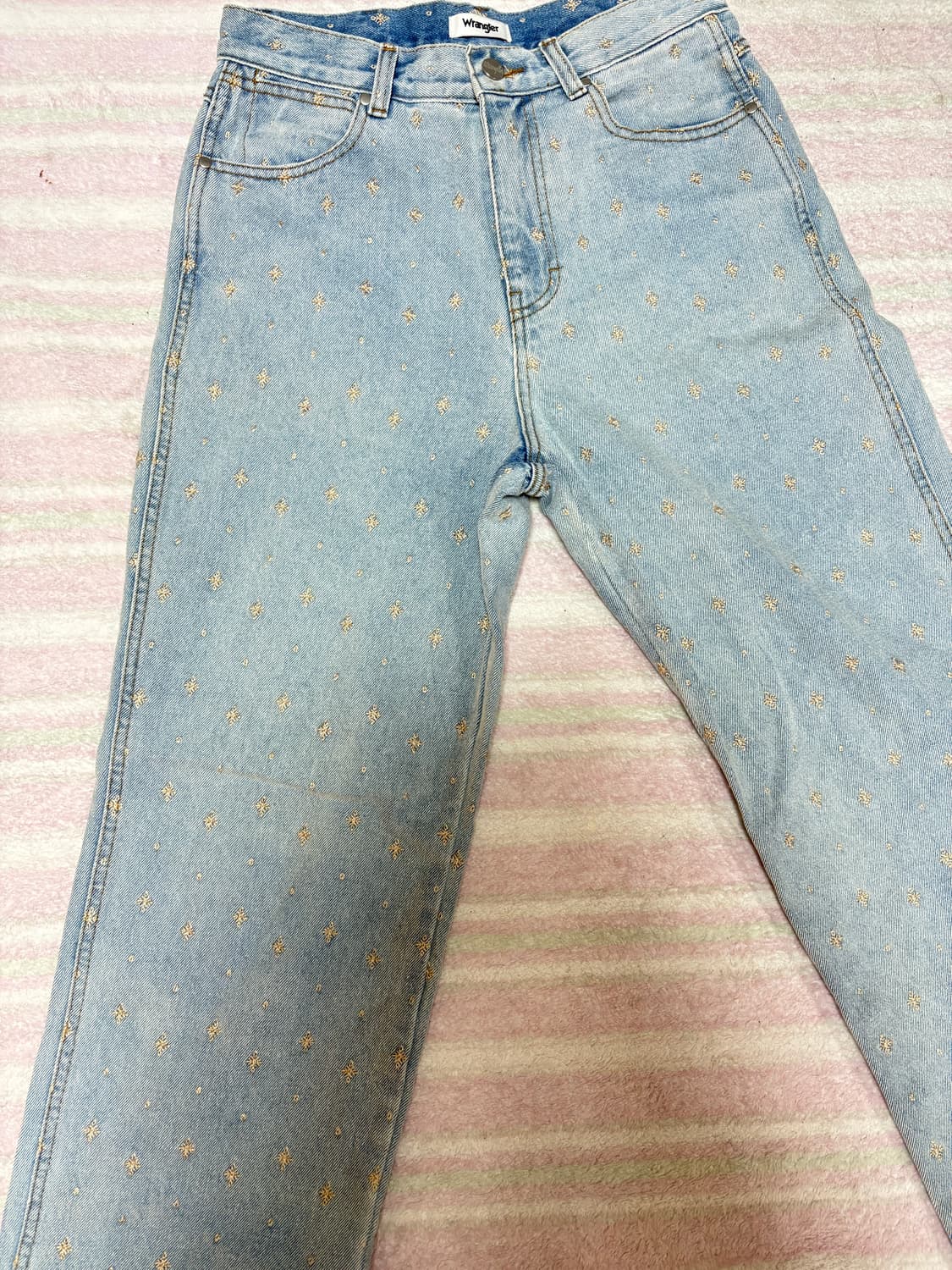 랭글러 자수 데님팬츠 27사이즈  상품이미지10