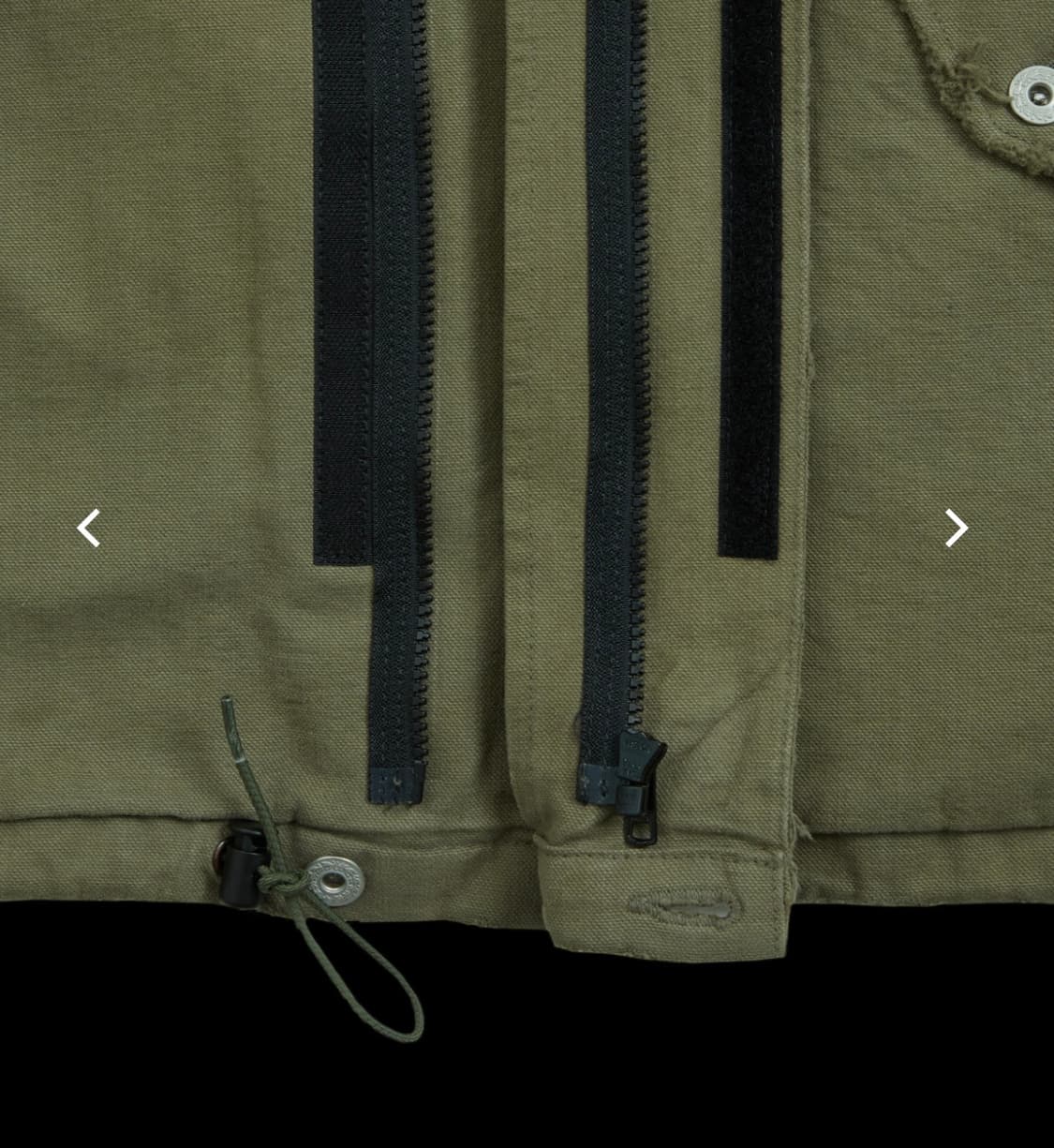 Alfred 스톤 워시드 스모크 자켓(카키)  상품이미지3