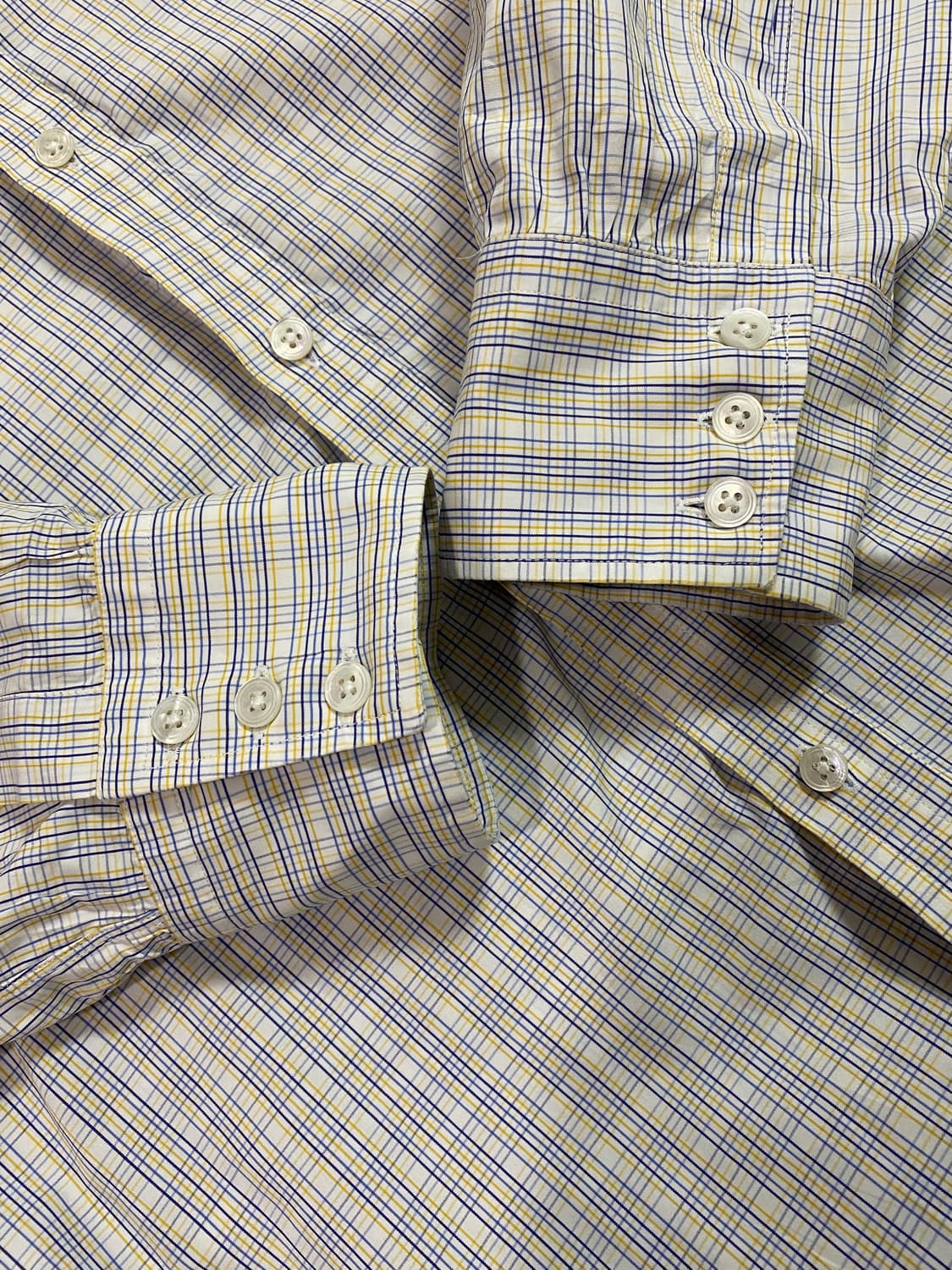 턴불 앤 아서 그래프 체크 버튼 다운 셔츠 16 1/2, 42 상품이미지4