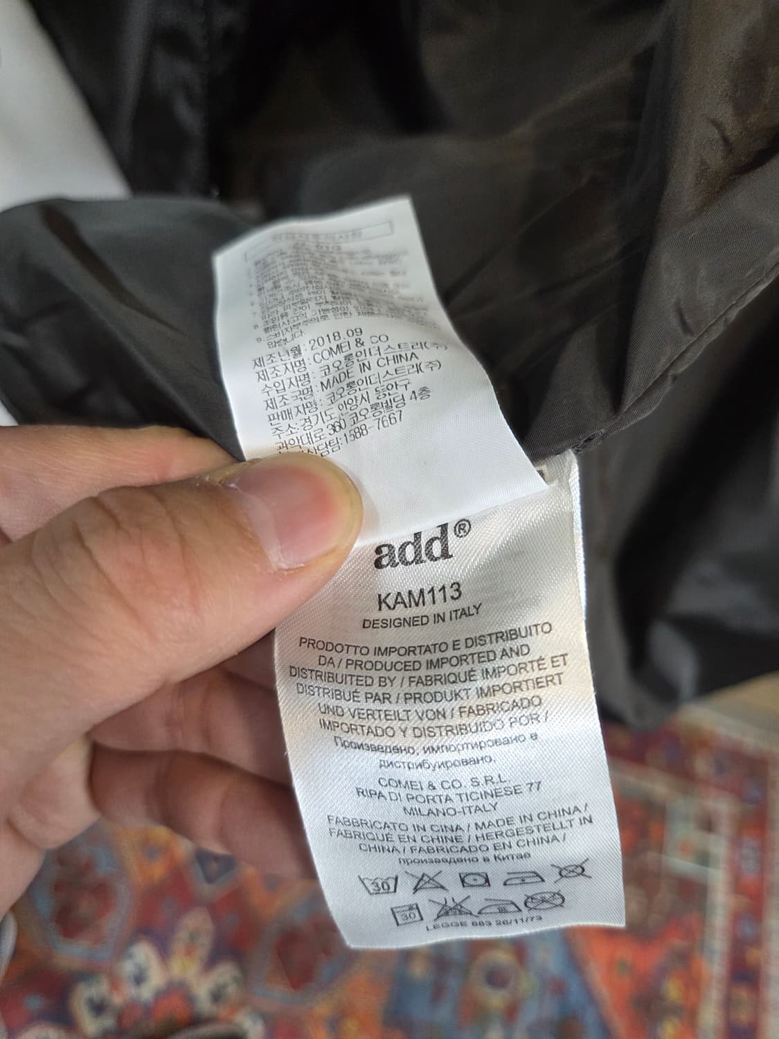 Series add 경량패딩 점퍼 L 상품이미지4