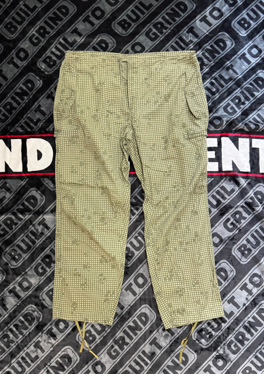 나이트 데저트 카모플라주 밀리터리 아미 트라우저 팬츠 그린 31-35 상품이미지1