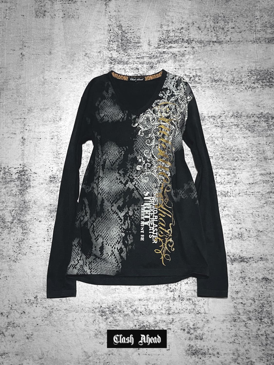 (clash ahead) 00s glitter graphic t  상품이미지4