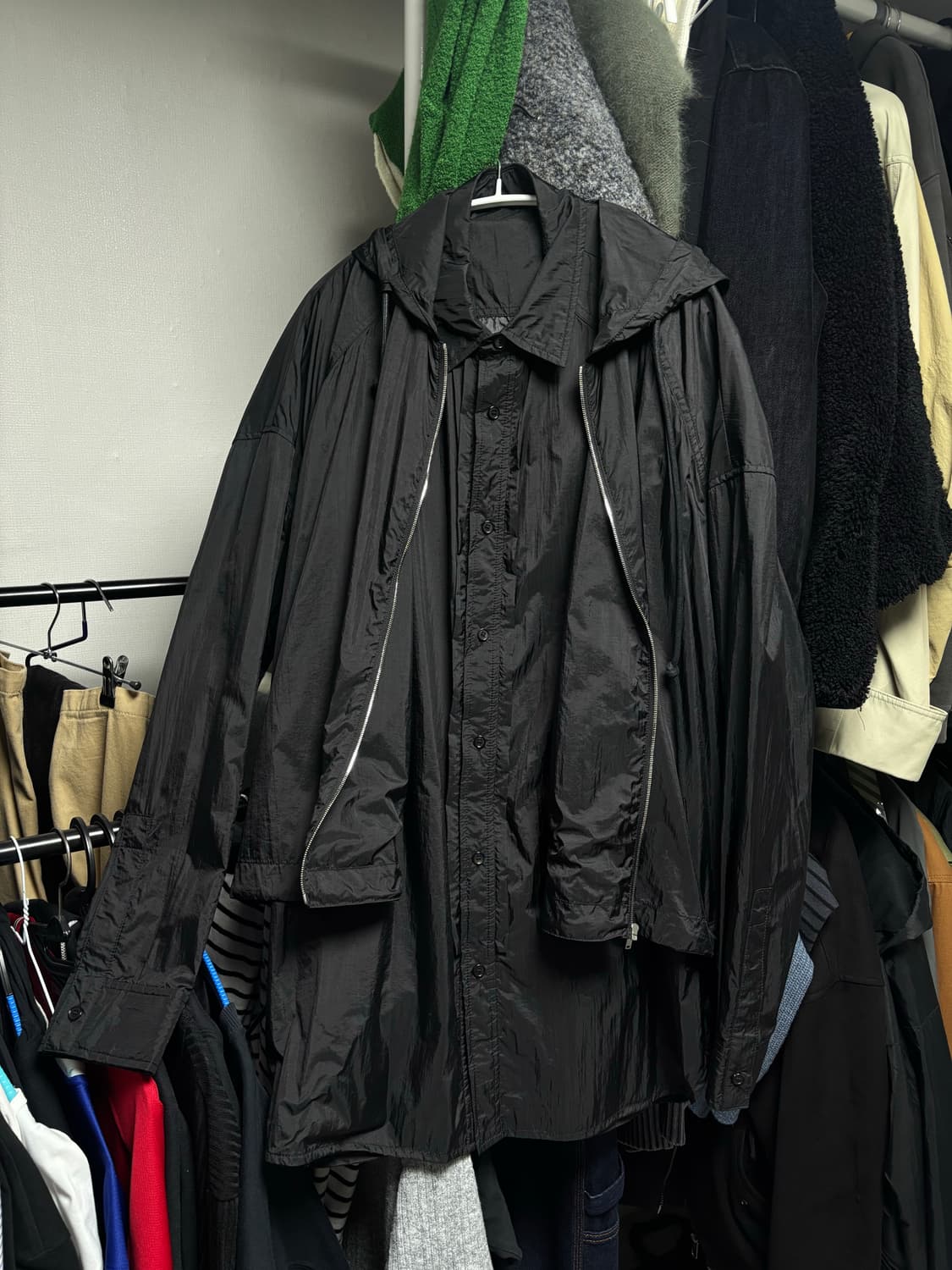 준지 레이어드 바람막이 상품이미지2