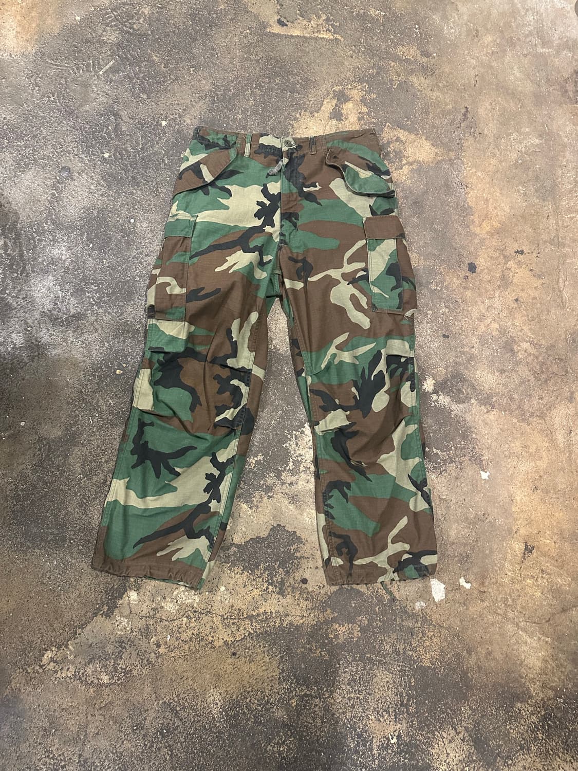 빈티지 80s 미군 m65 우드랜드 필드팬츠  상품이미지1