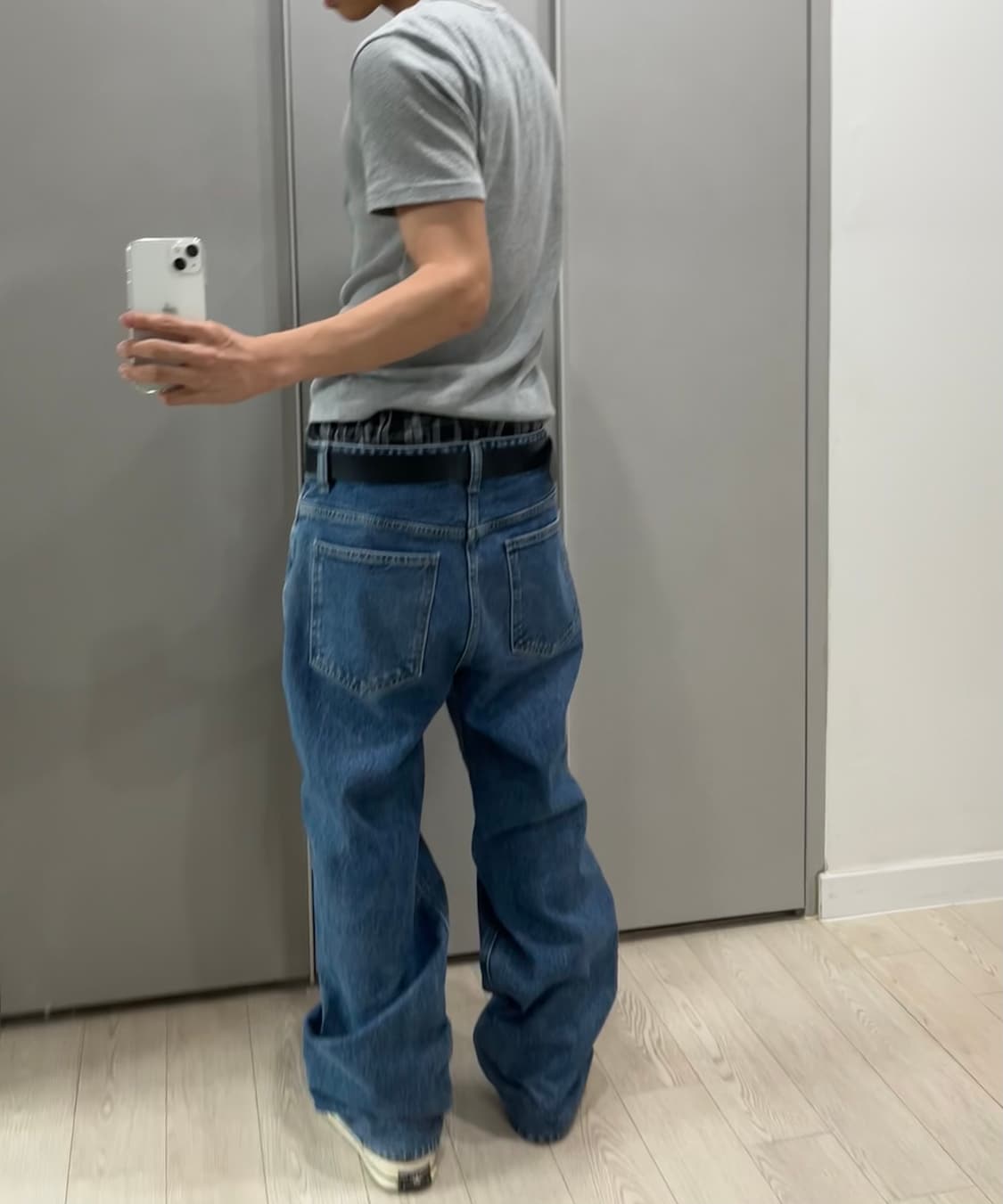 PLAC Wide Straight Wash Denim Pants 상품이미지1