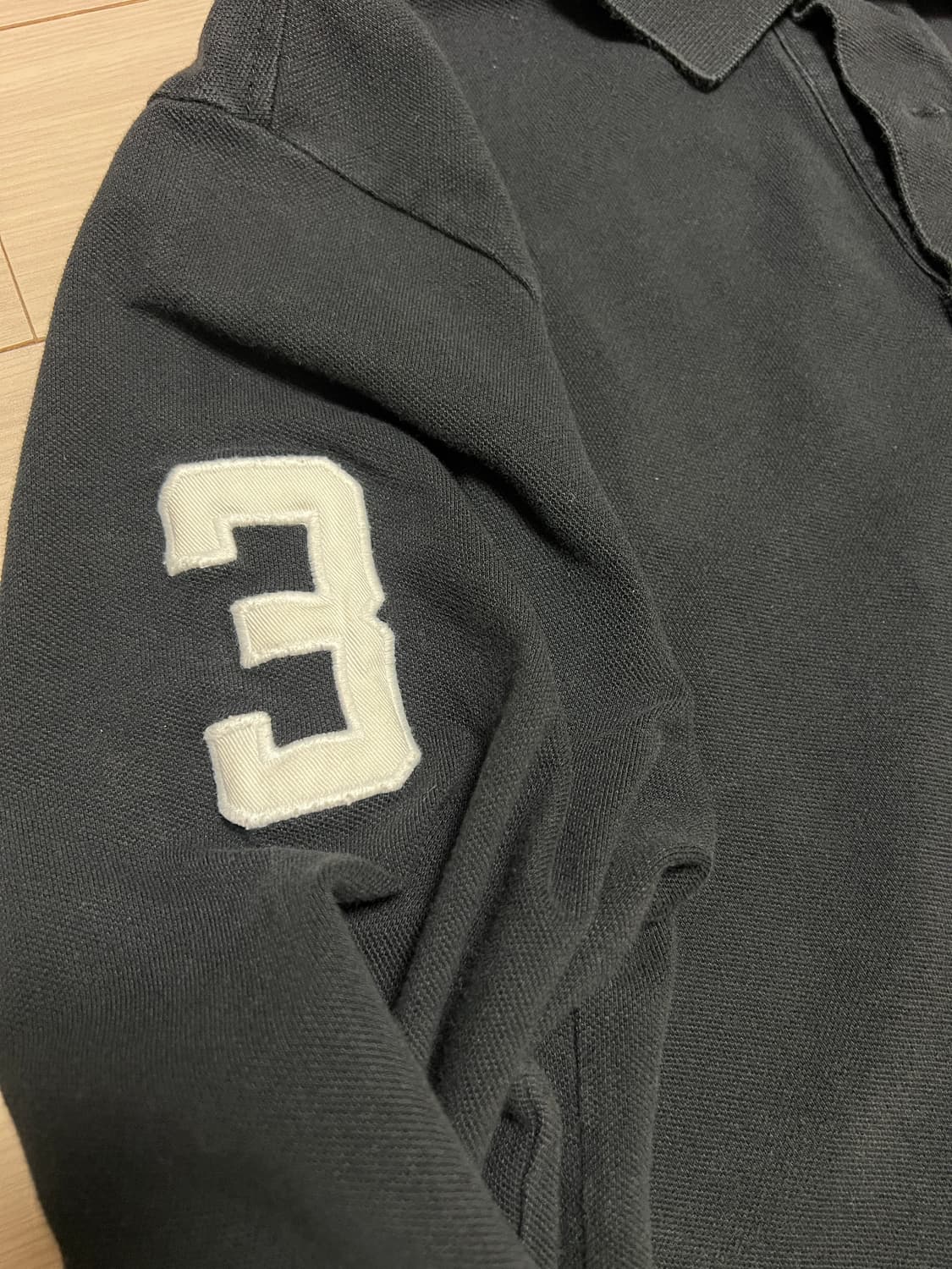 Polo Ralph Lauren 블랙 빅포니 럭비 폴로 셔츠 / L 상품이미지6