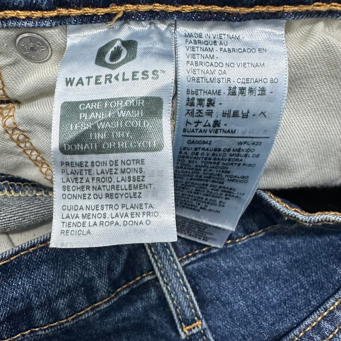 리바이스 502 데님 청바지 팬츠 32인치 상품이미지9