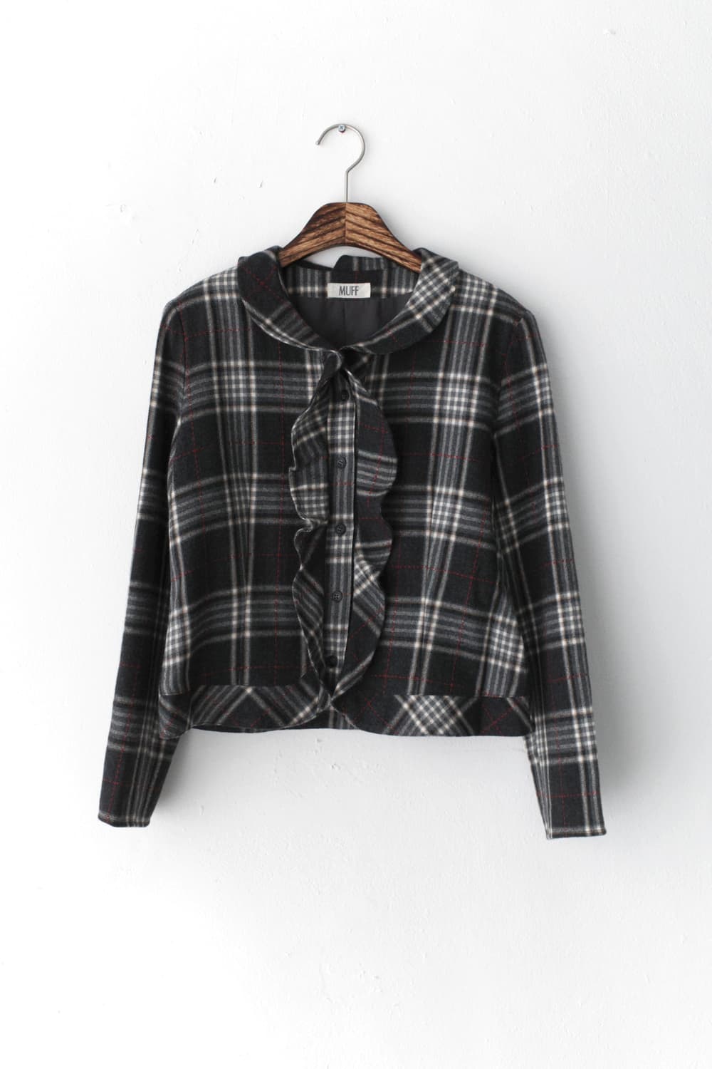frill check jacket  상품이미지1