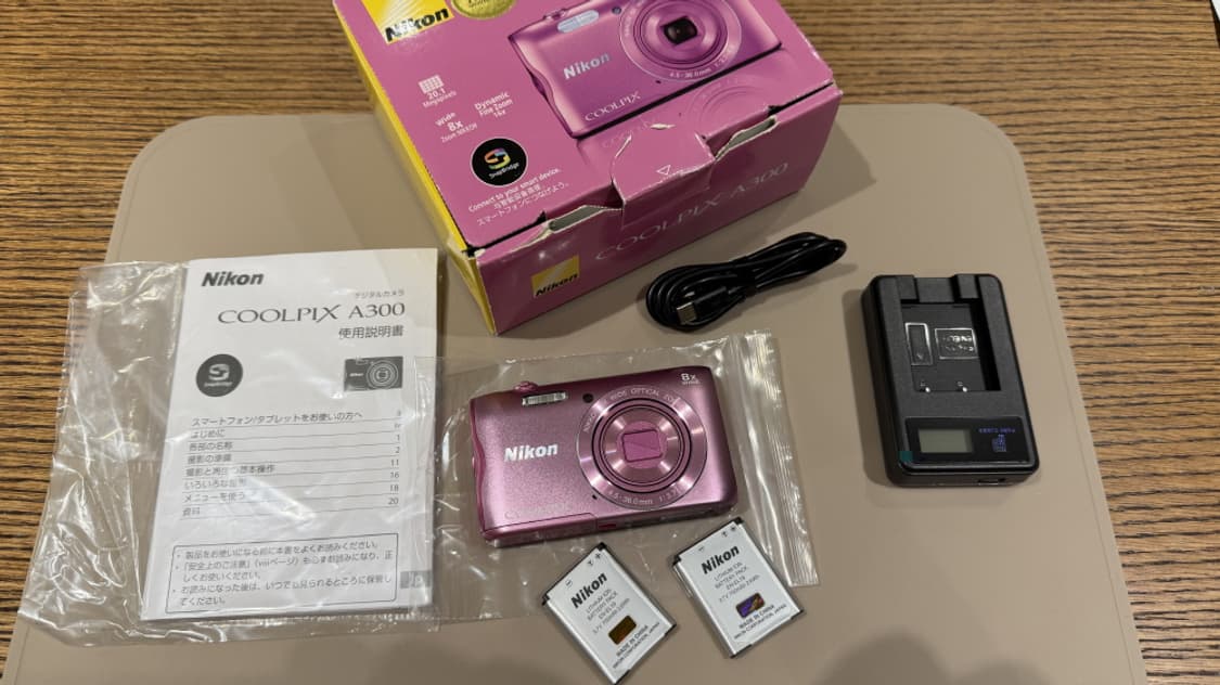신품급 니콘 A300 (S3700) 핑크 빈티지 디카 풀박스  상품이미지1