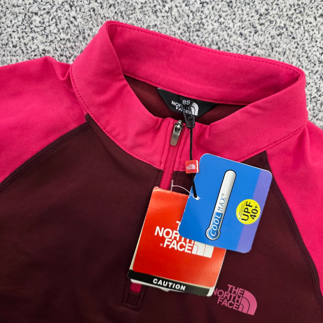 [M] 새상품 노스페이스 반집업 긴팔티 0203J 상품이미지2