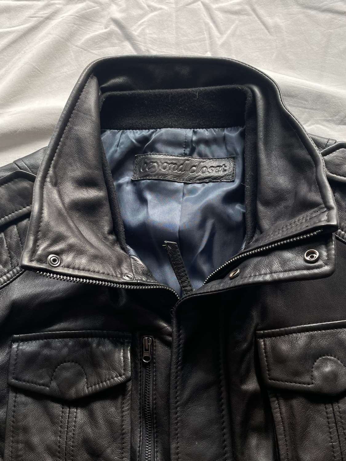 비욘드 클로젯 램스킨 4포켓 레더자켓 상품이미지4