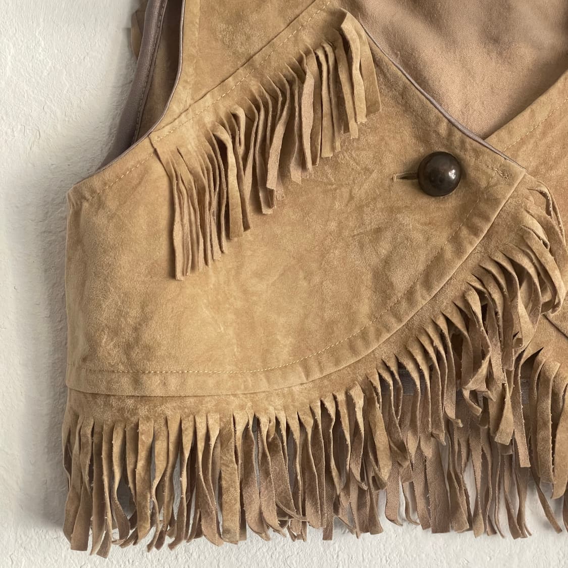 스웨이드 프린지 베스트 상품이미지2