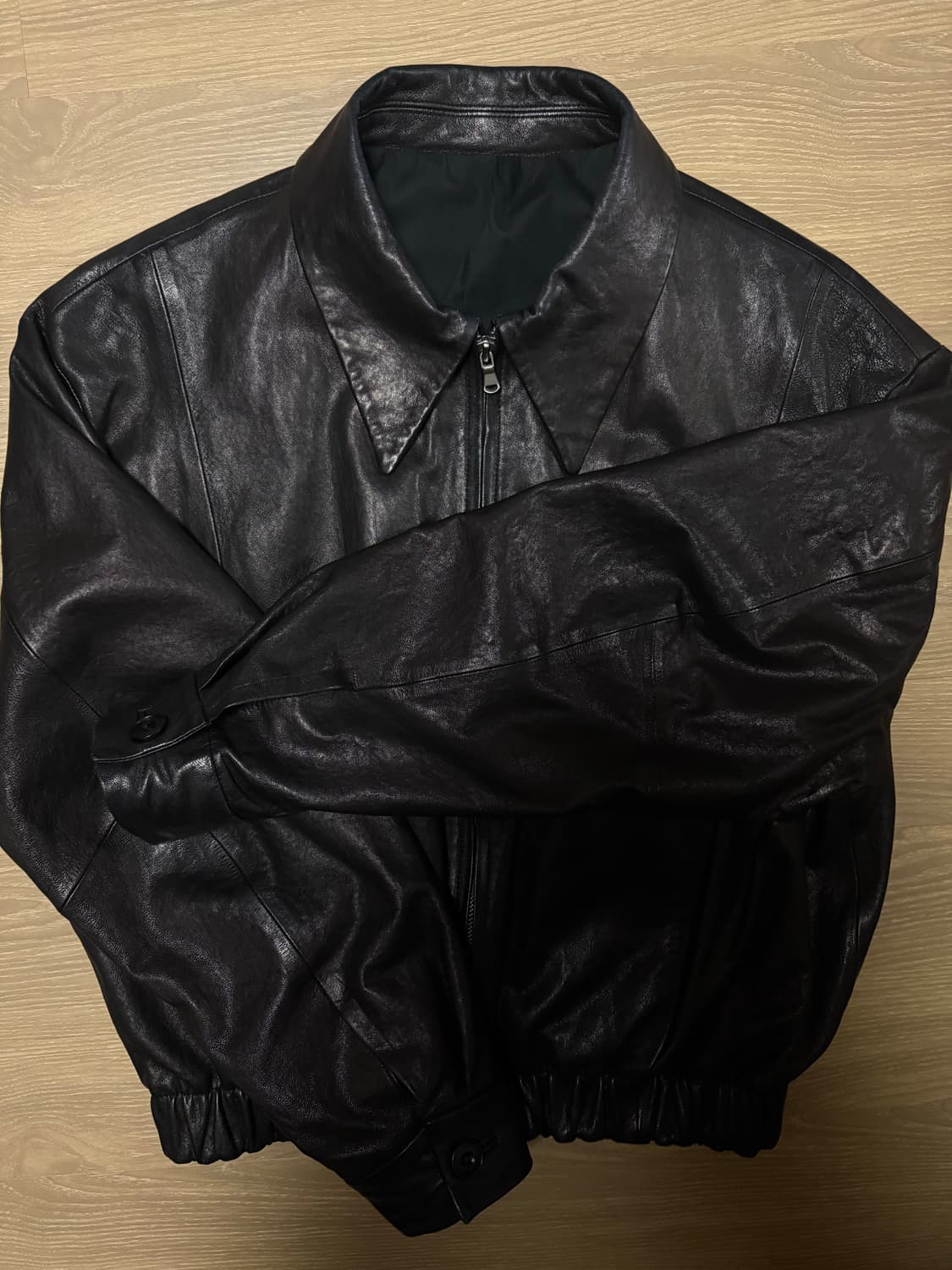 쿠어 램스킨 블루종 상품이미지4