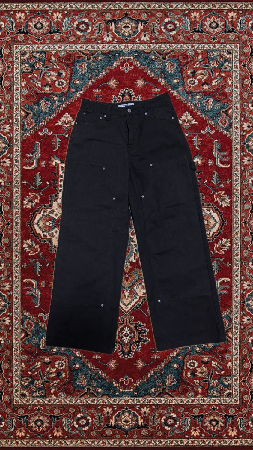 Brown Double-knee work pants 상품이미지1