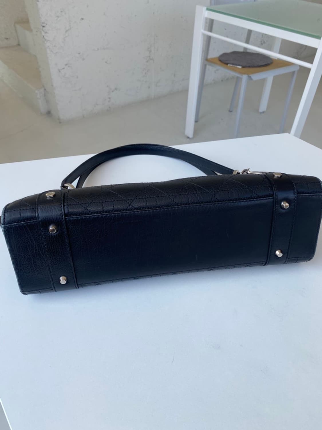 정품 디올 까나쥬 토트백 블랙 상품이미지8