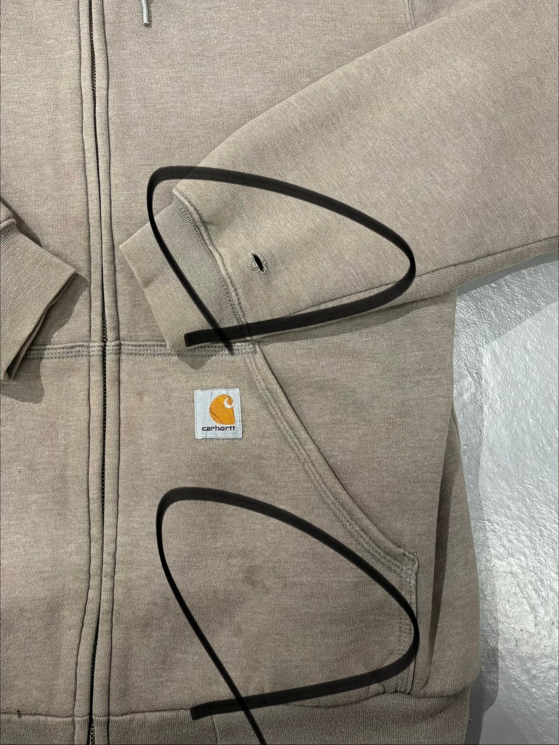 칼하트 쉐르파 후드 집업   상품이미지10