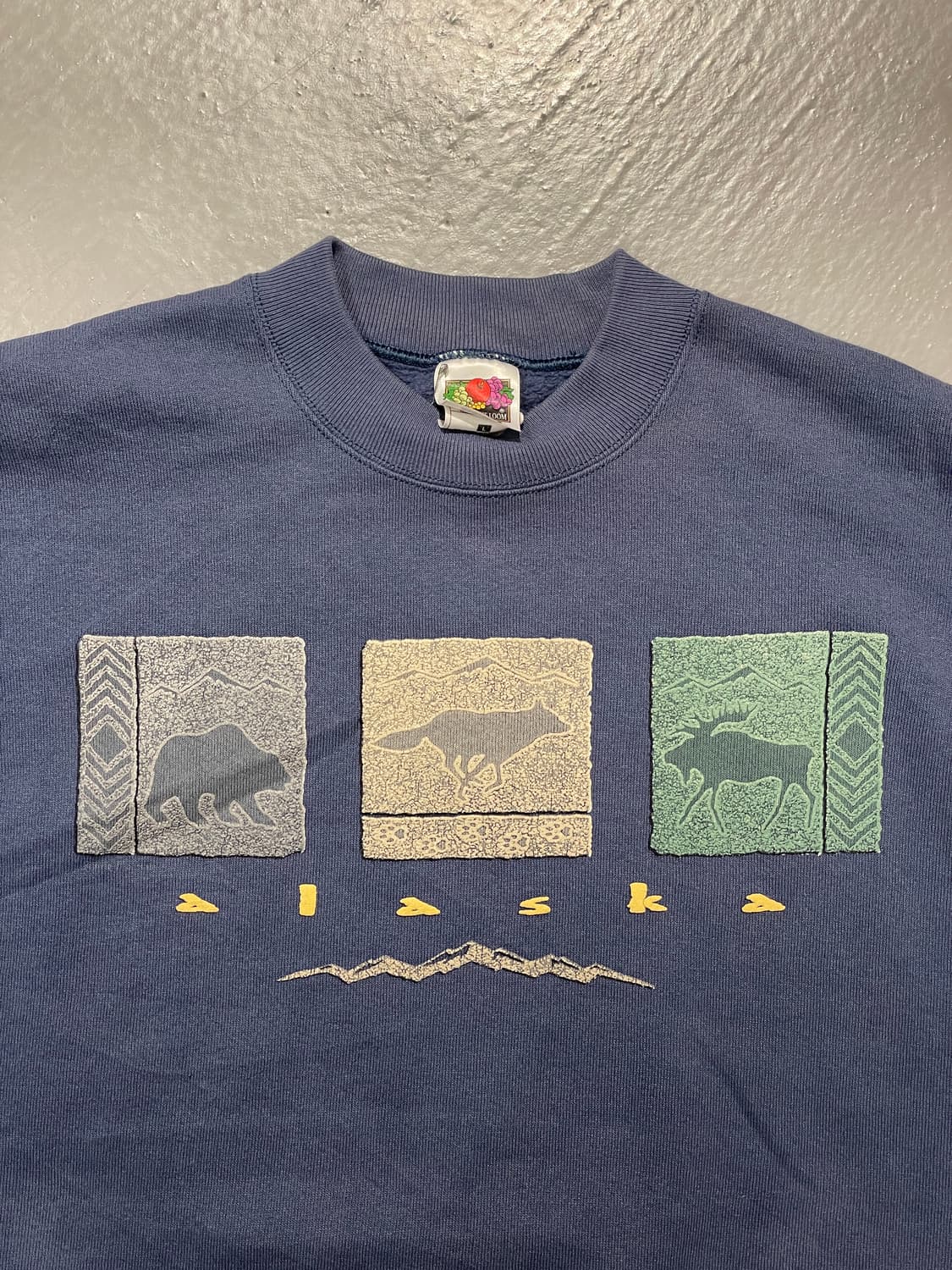 90‘s 빈티지 알래스카 로고 맨투맨    상품이미지8