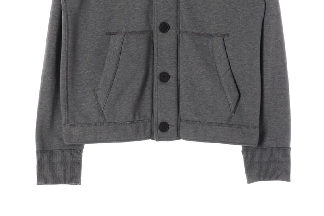 아베크롬비 헤비 코튼 숄카라 버튼 가디건 L 상품이미지6