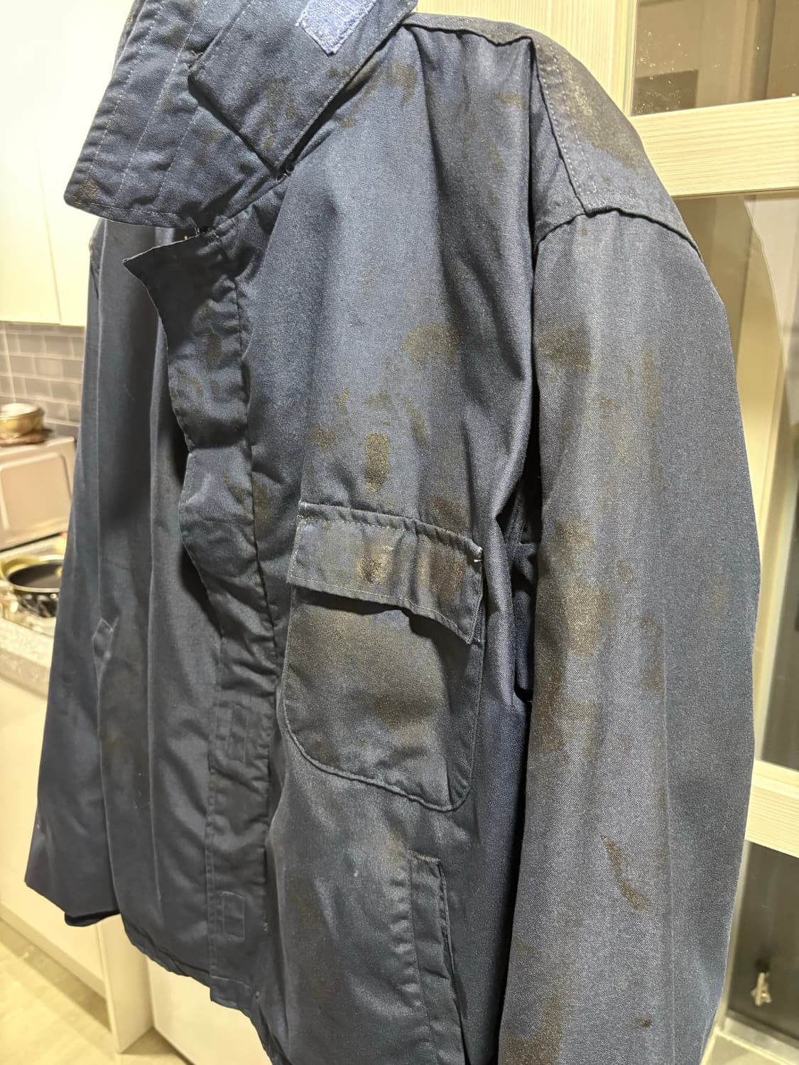 미군 오리지날 아라미드 a2 덱자켓 xl 상품이미지4