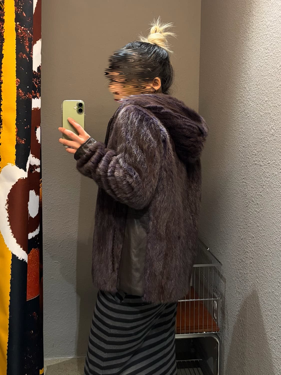 빈티지 후드 퍼자켓 상품이미지1