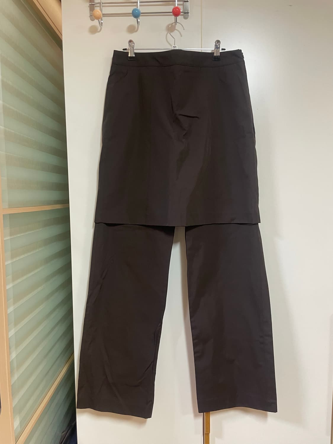 아우로 팬츠 스커트 브라운 M 상품이미지1