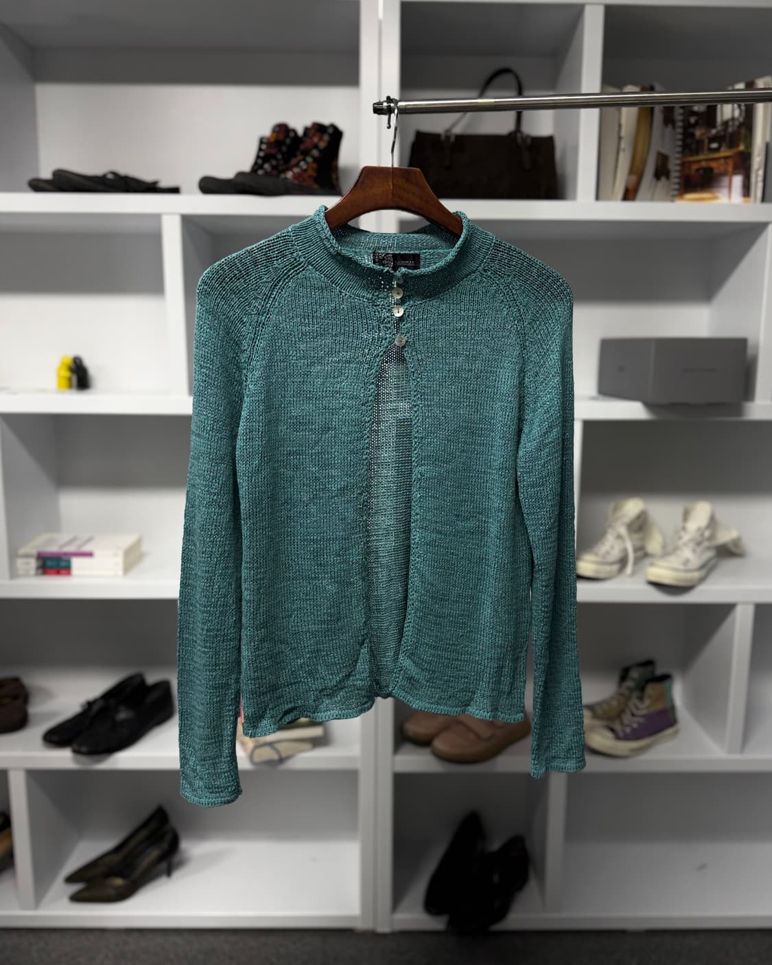 labeille 실크 가디건 상품이미지1