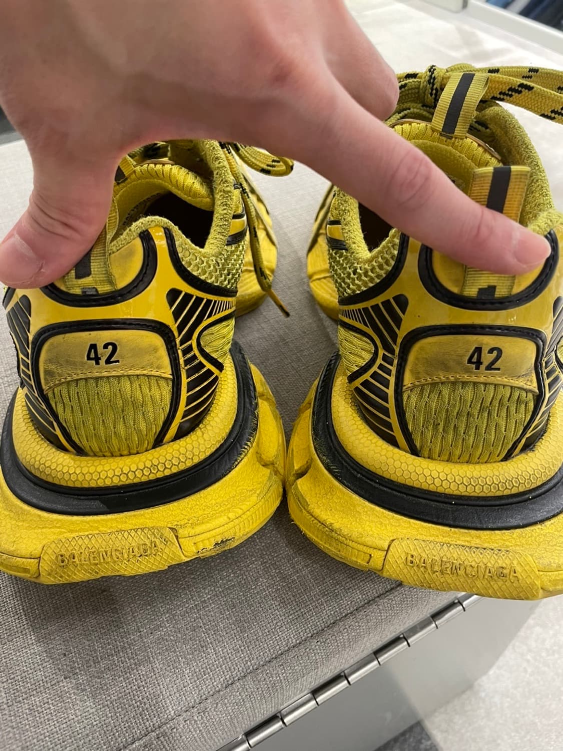 [42] 발렌시아가 3xl 스니커즈 옐로우 상품이미지3